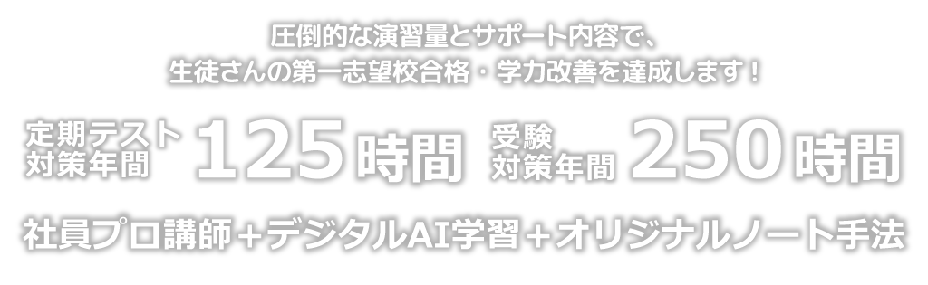 ATTENTION PLEASE!!東京都立高校合格率堂々97.5％の実績※実績は規定のコースを受講していただいた卒業生の実績 最新のデジタルAI学習＋プロ講師！